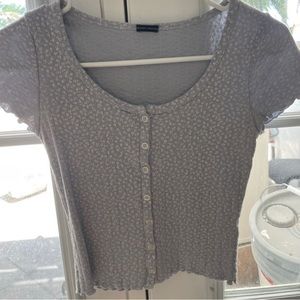 Brandy Melville Blue Zelly Top